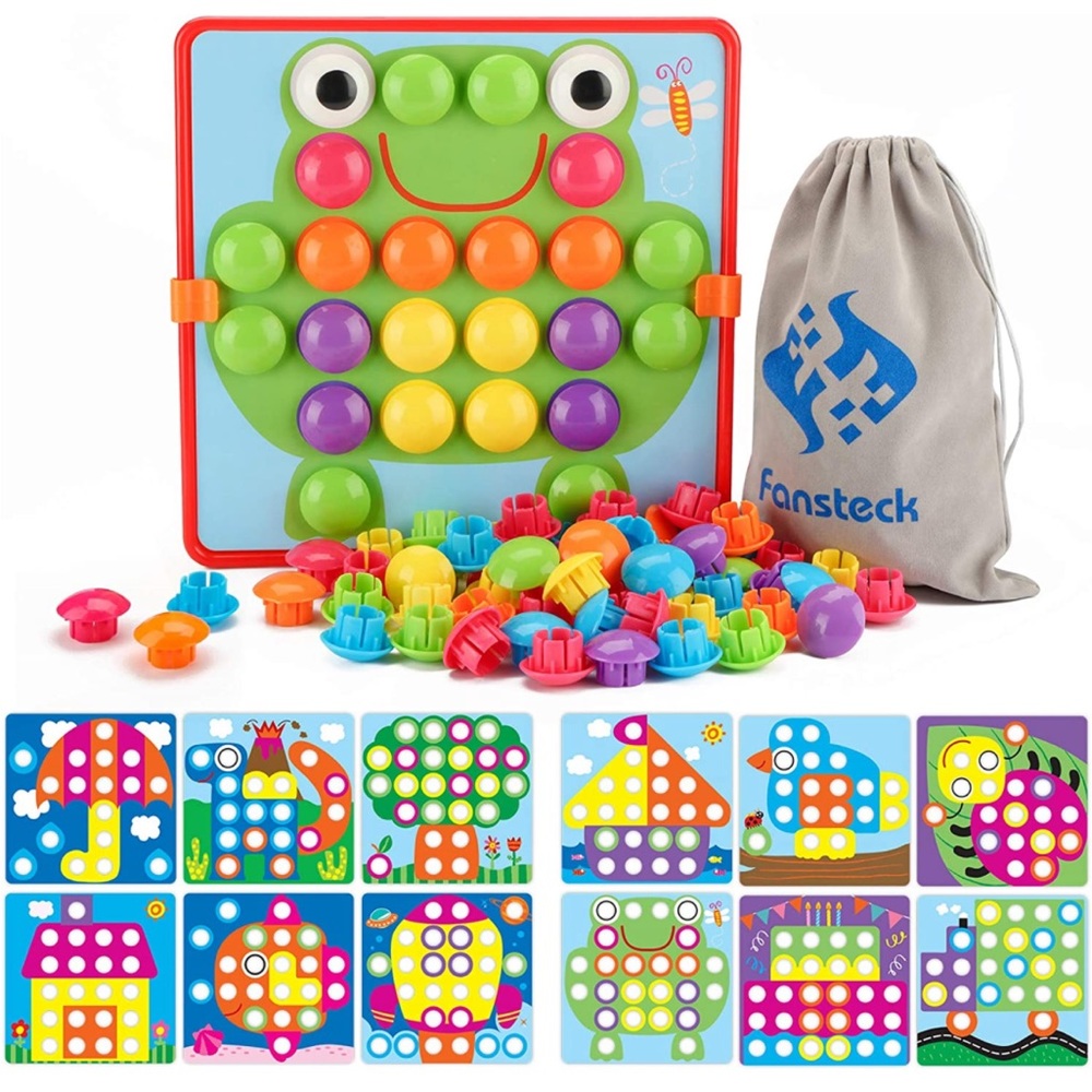 Button art toy